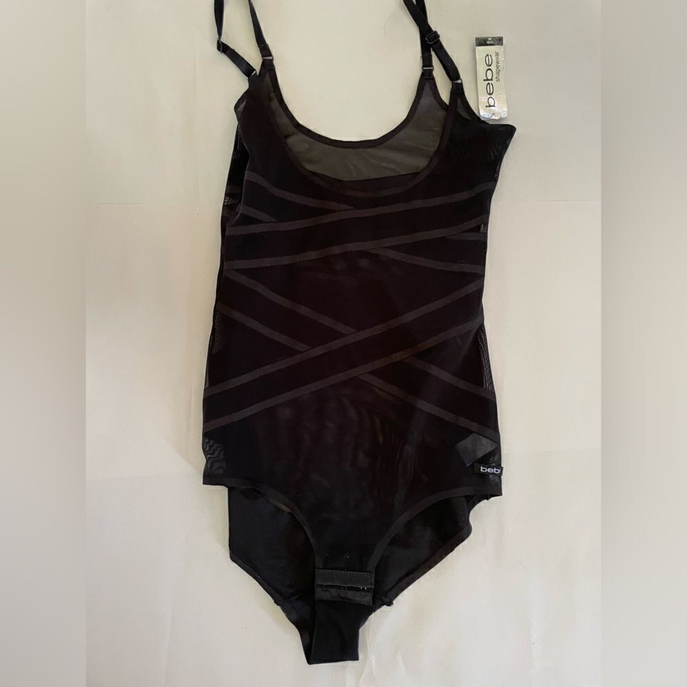 Bebe Black Shapewear Bodysuit NWOT